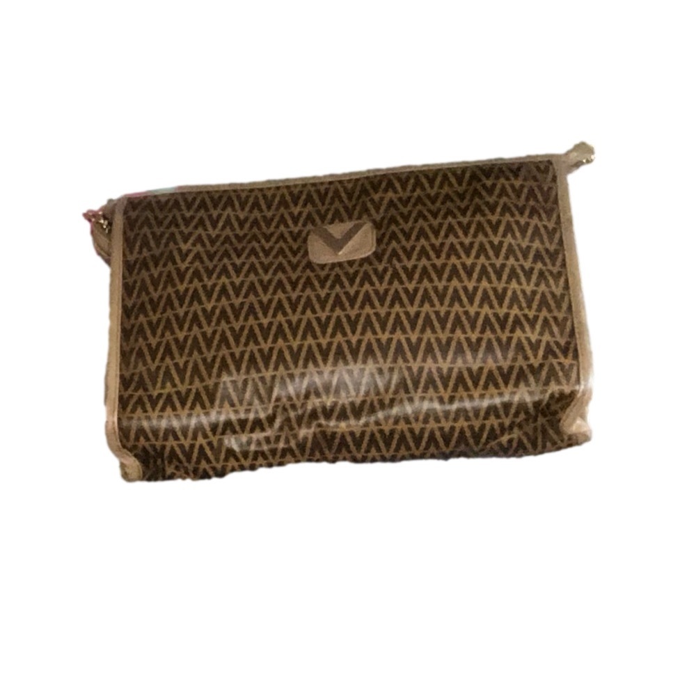 Mario Valentino Brown Toiletry Bag